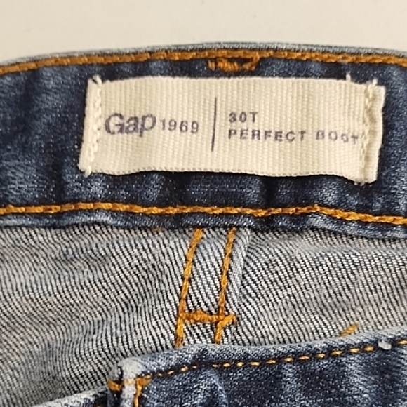 GAP Dark Denim the Perfect Boot 5 Pocket Jean Stretch Tall - Picture 5 of 10